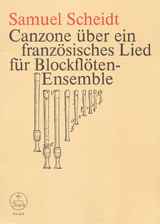 Scheidt: Canzona on a French Song for Recorder Quintet