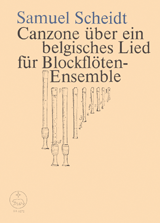 Scheidt: Canzona on a Belgian Song for Recorder Quintet