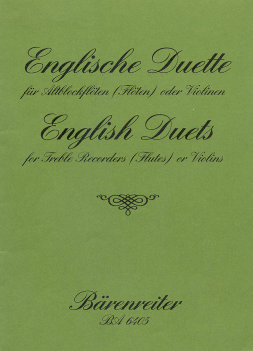 Various: English Duets for Treble Recorders