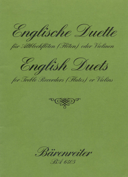 Various: English Duets for Treble Recorders