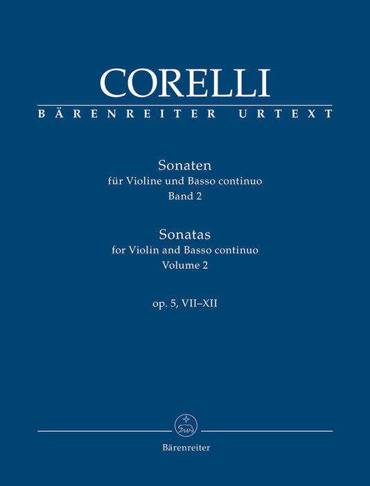 Corelli: Sonatas for Violin and Basso Continuo Op. 5 Vol. 2
