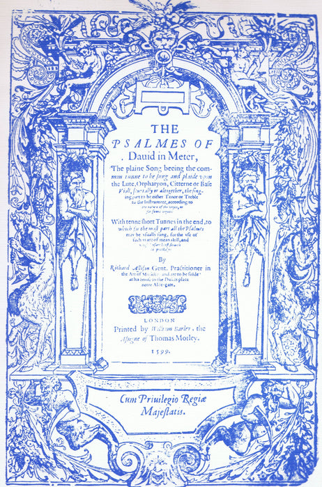 Alison: The Psalmes of David in meter (1599)