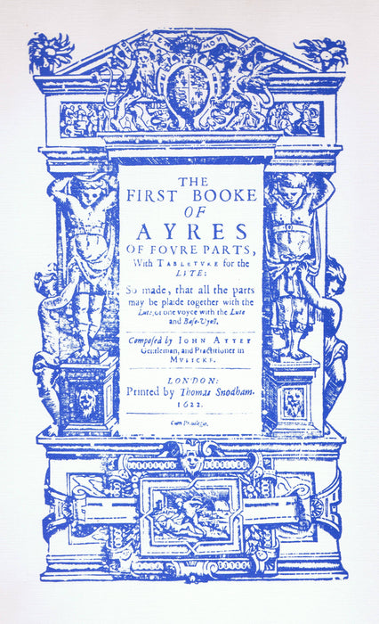 Attey: The First Booke of Ayres (1622)