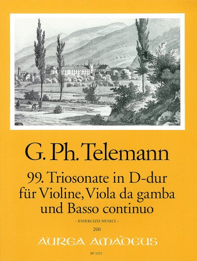Telemann: Trio Sonata No. 99 in D Major for Violin, Viola da Gamba and Basso Continuo