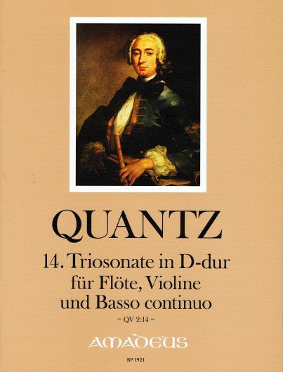 Quantz: Trio Sonata No. 14 in D Major for Flute, Violin and Basso Continuo