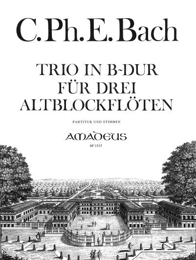 C. P. E. Bach: Trio in B Flat Major for 3 Treble Recorders