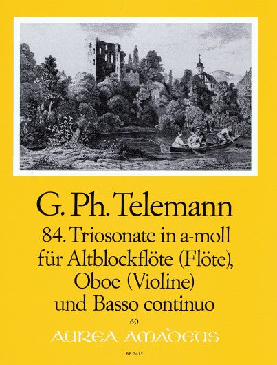 Telemann: Trio Sonata No. 84 in A Minor for Treble Recorder, Oboe and Basso Continuo