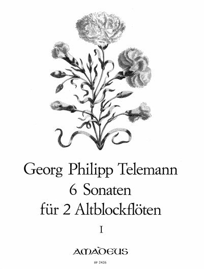 Telemann: 6 Sonatas for 2 Treble Recorders, Vol.1