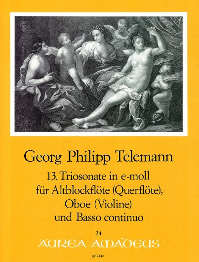 Telemann: Trio Sonata No. 13 in E Minor for Treble Recorder, Oboe and Basso Continuo