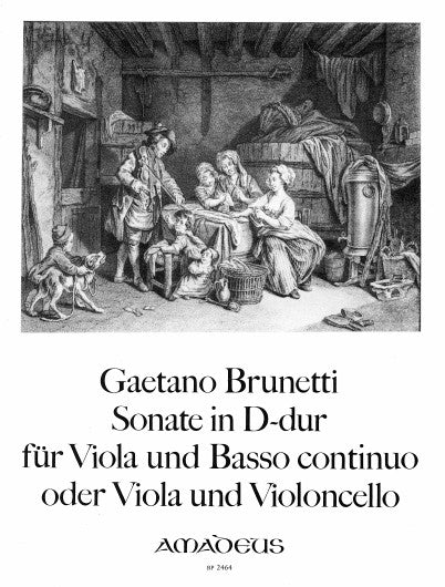 Brunetti: Sonata in D Major for Viola and Basso Continuo