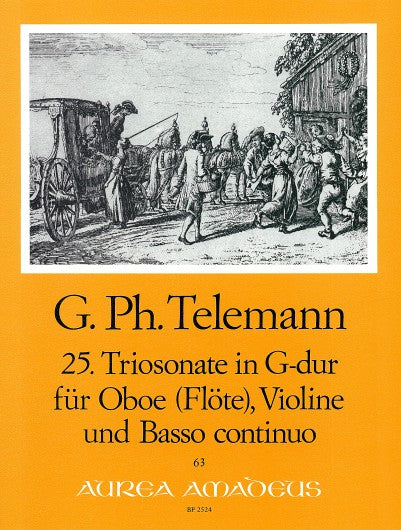 Telemann: Trio Sonata No. 25 in G Major for Oboe, Violin and Basso Continuo