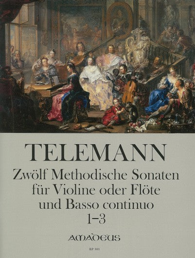 Telemann: 12 Methodical Sonatas for Flute and Basso Continuo, Vol. 1