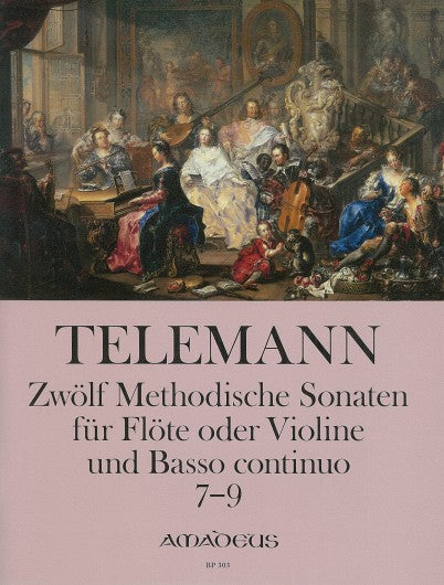 Telemann: 12 Methodical Sonatas for Flute and Basso Continuo, Vol. 3