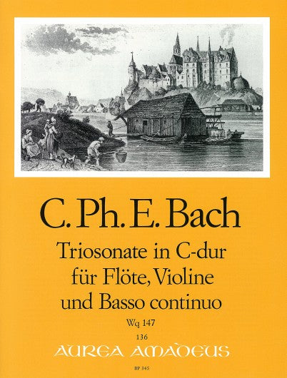 C. P. E. Bach: Trio Sonata in C Major for Flute, Violin and Basso Continuo