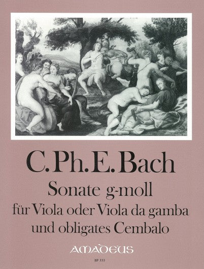 C.P.E. Bach:  Sonata in G Minor for Viola and Harpsichord