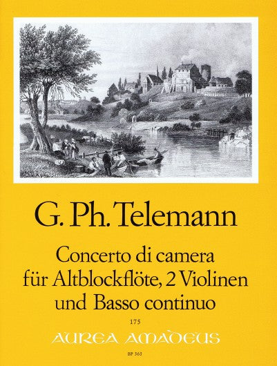 Telemann: Concerto di Camera for Treble Recorder, 2 Violins and Basso Continuo
