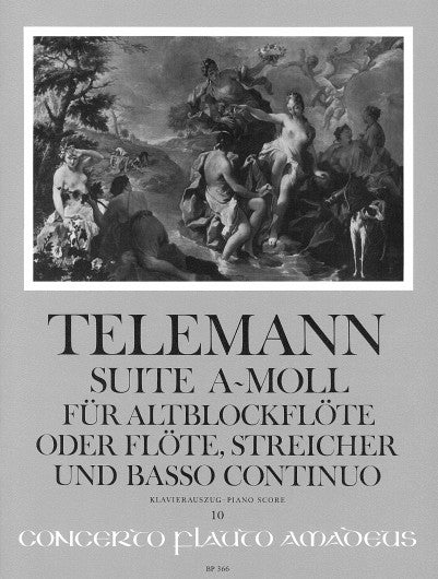 Telemann: Suite in A Minor for Treble Recorder, Strings and Basso Continuo - Piano Reduction