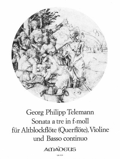 Telemann: Trio Sonata No. 17 in F Minor for Treble Recorder, Violin and Basso Continuo