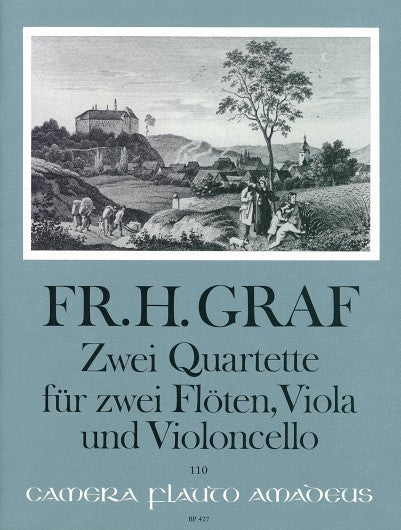 Graf: 2 Quartets for 2 Flutes, Viola and Violoncello