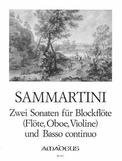 Sammartini: 2 Sonatas for Descant Recorder and Basso Continuo