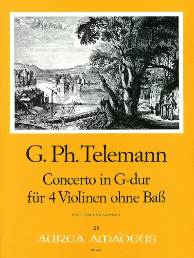 Telemann: Concerto in G Major for 4 Violins