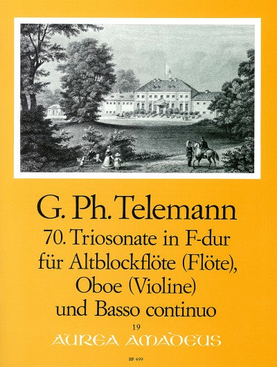 Telemann: Trio Sonata No. 70 in F Major for Treble Recorder, Oboe and Basso Continuo