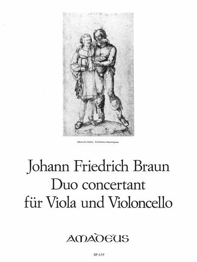 Braun:  Duo Concertant in E flat major for Viola and Violoncello