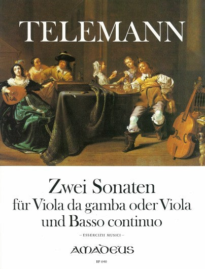 Telemann: 2 Sonatas for Viola da Gamba and Basso Continuo