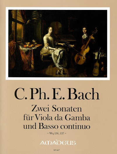 C. P. E. Bach: 2 Sonatas for Viola da Gamba and Basso Continuo