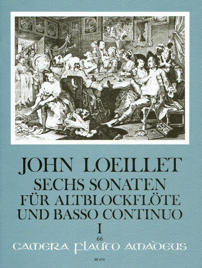 Loeillet: 6 Sonatas Op. 3 for Treble Recorder and Basso Continuo, Vol. 1