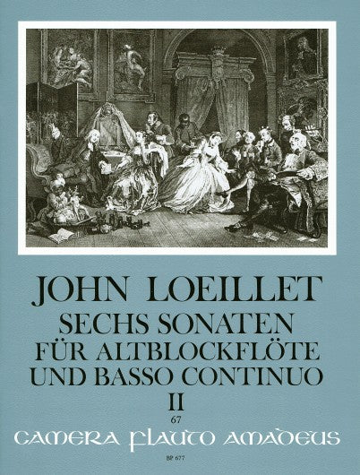 Loeillet: 6 Sonatas Op. 3 for Treble Recorder and Basso Continuo, Vol. 2