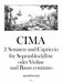 Cima: Two Sonatas and Capriccio for Descant Recorder or Violin and Basso Continuo