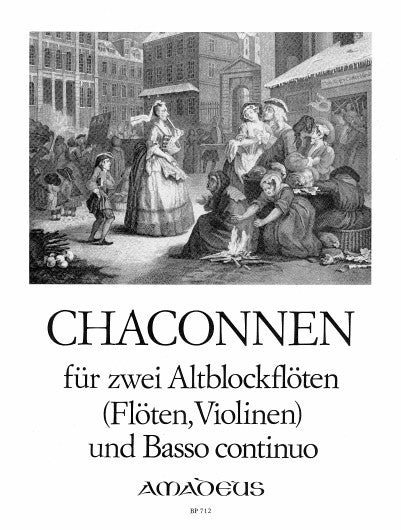 Various: Chaconnes for 2 Treble Recorders and Basso Continuo