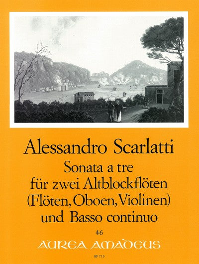 Scarlatti: Trio Sonata in C Minor for 2 Treble Recorders and Basso Continuo
