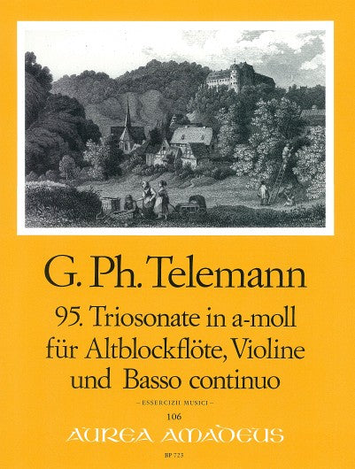 Telemann: Trio Sonata No. 95 in A Minor for Treble Recorder, Violin and Basso Continuo