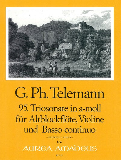 Telemann: Trio Sonata No. 95 in A Minor for Treble Recorder, Violin an