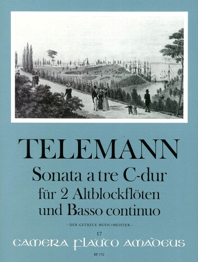 Telemann: Trio Sonata No. 55 in C Major for 2 Treble Recorders and Basso Continuo