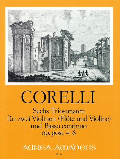 Corelli: 6 Trio Sonatas for 2 Violins and Basso Continuo, Vol. 2