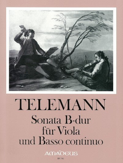 Telemann: Sonata in B Flat Major for Viola and Basso Continuo
