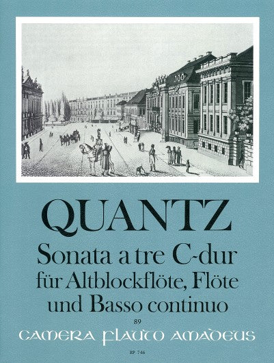 Quantz: Trio Sonata in C Major for Treble Recorder, Flute and Basso Continuo