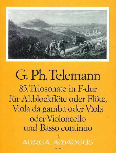 Telemann: Trio Sonata No. 83 in F Major for Treble Recorder, Viola da Gamba and Basso Continuo
