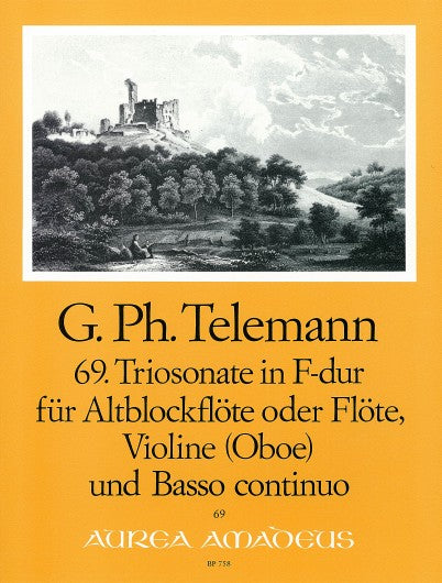 Telemann: Trio Sonata No. 69 in F Major for Treble Recorder, Violin an