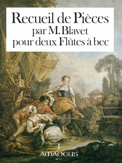 Blavet: Recueil De Pieces for 2 Alto Recorders - Volume 1