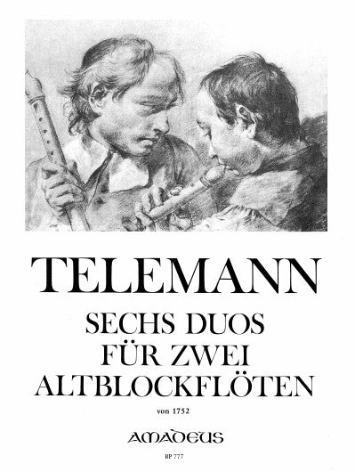 Telemann: 6 Duos for 2 Treble Recorders