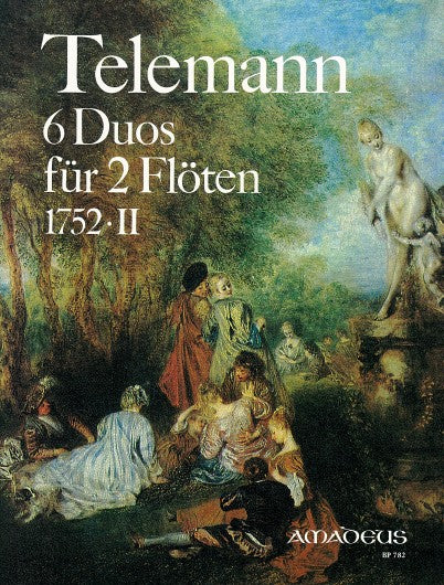 Telemann: 6 Duos for 2 Flutes (1752.II)