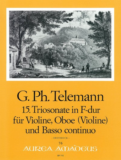 Telemann: Trio Sonata No. 15 in F Major for Violin, Oboe and Basso Continuo