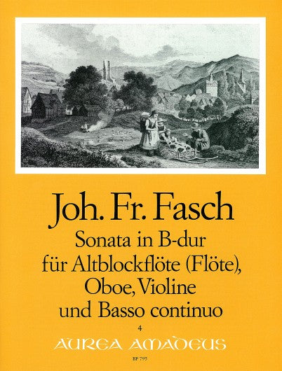 Fasch: Sonata in B Flat Major for Treble Recorder, Oboe, Violin and Basso Continuo