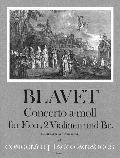 Blavet: Concerto in A minor for Flute - Piano Reduction