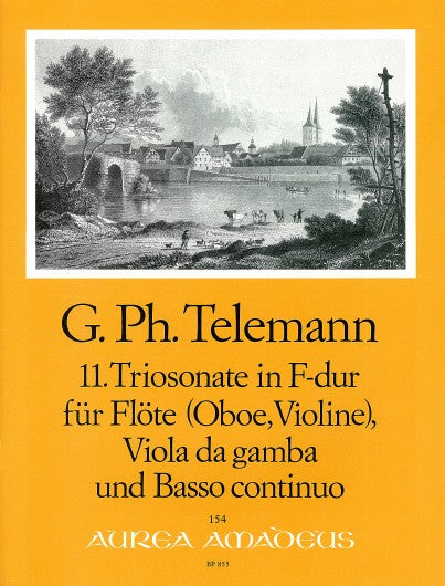 Telemann: Trio Sonata No. 11 in F Major for Flute, Viola da Gamba and Basso Continuo