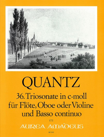 Quantz: Trio Sonata No. 36 in C Minor for Flute, Oboe and Basso Continuo